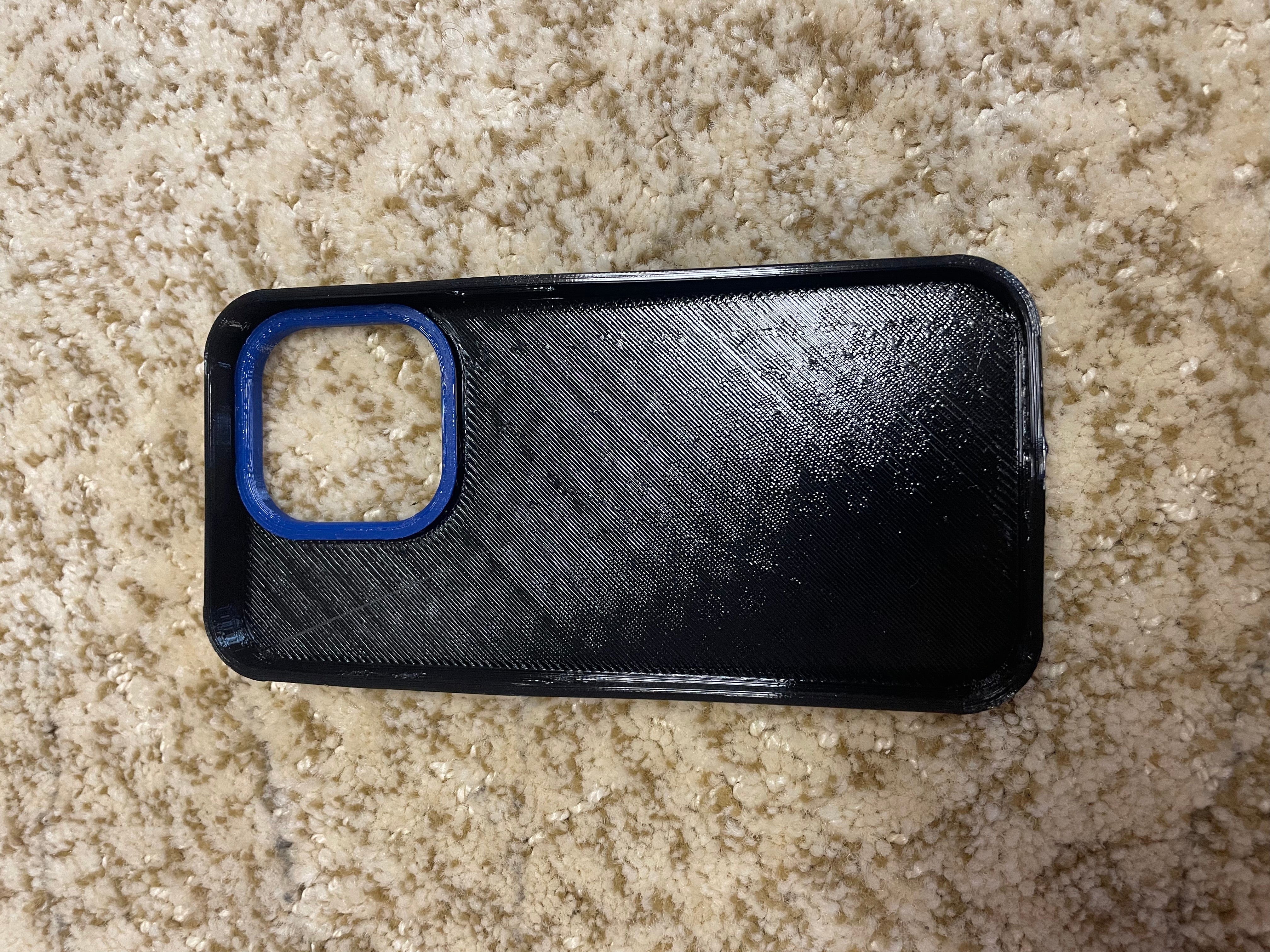 TPU-kotelo iPhone 15 Pro:lle kameran suojuksella