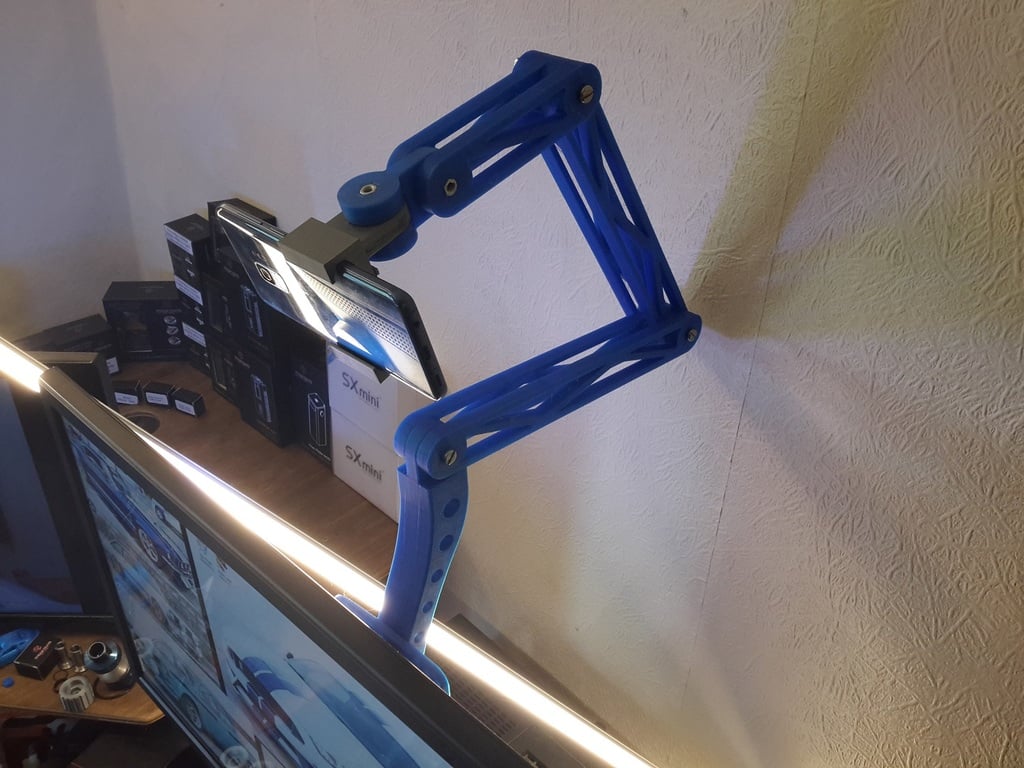 VESA-asennettu puhelimen pidike PC-monitorille