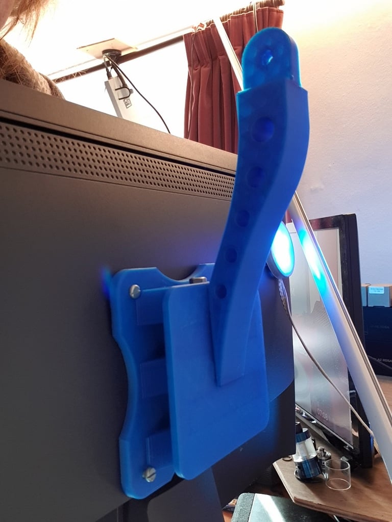 VESA-asennettu puhelimen pidike PC-monitorille