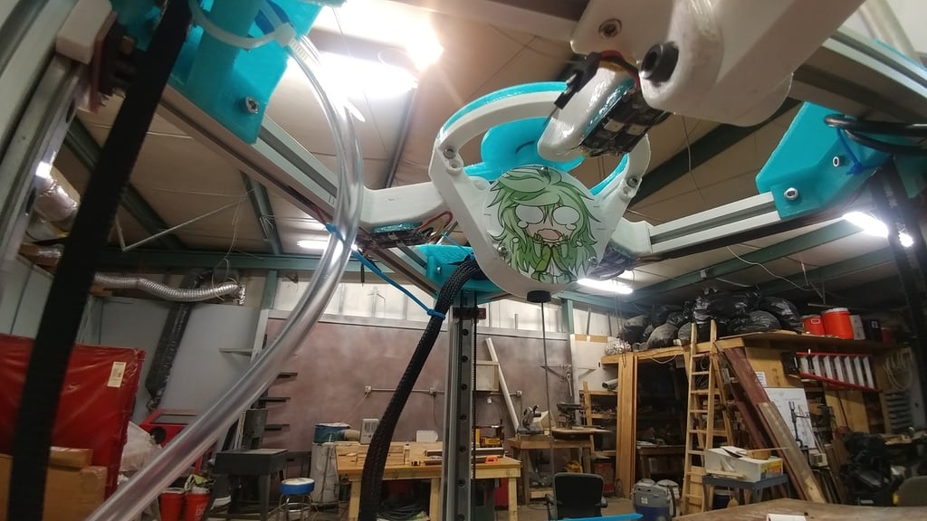 Sylph-lentävä extruderin kiinnitysjärjestelmä