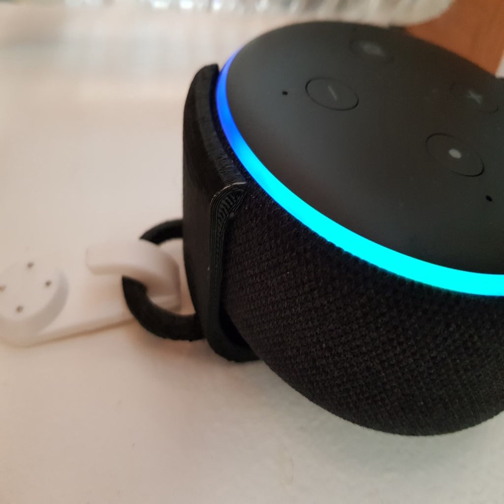 Amazon Alexa Echo Dot 3rd Gen pidike ja ripustusrengas
