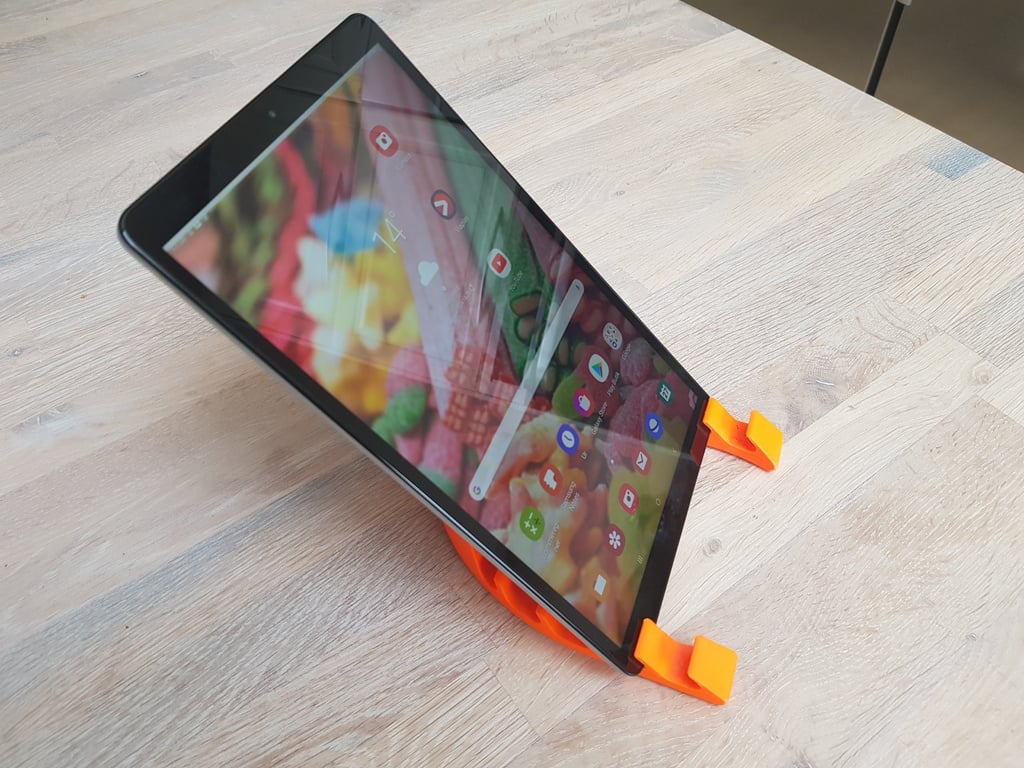 iPad- / tablettiteline, jossa on 5 eri kulmaa