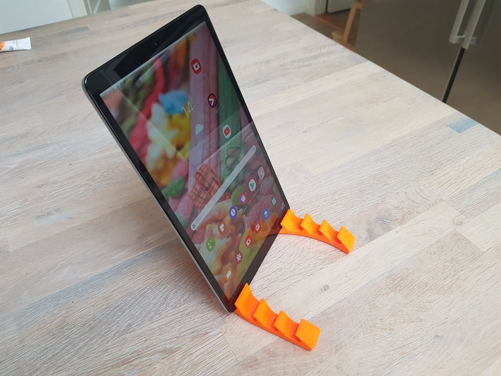 iPad- / tablettiteline, jossa on 5 eri kulmaa