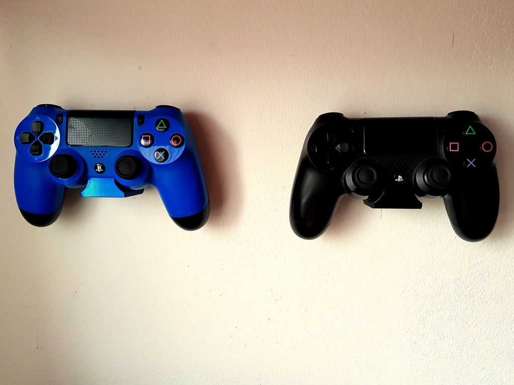 Seinäkiinnike PS4-ohjaimelle/kuulokkeille