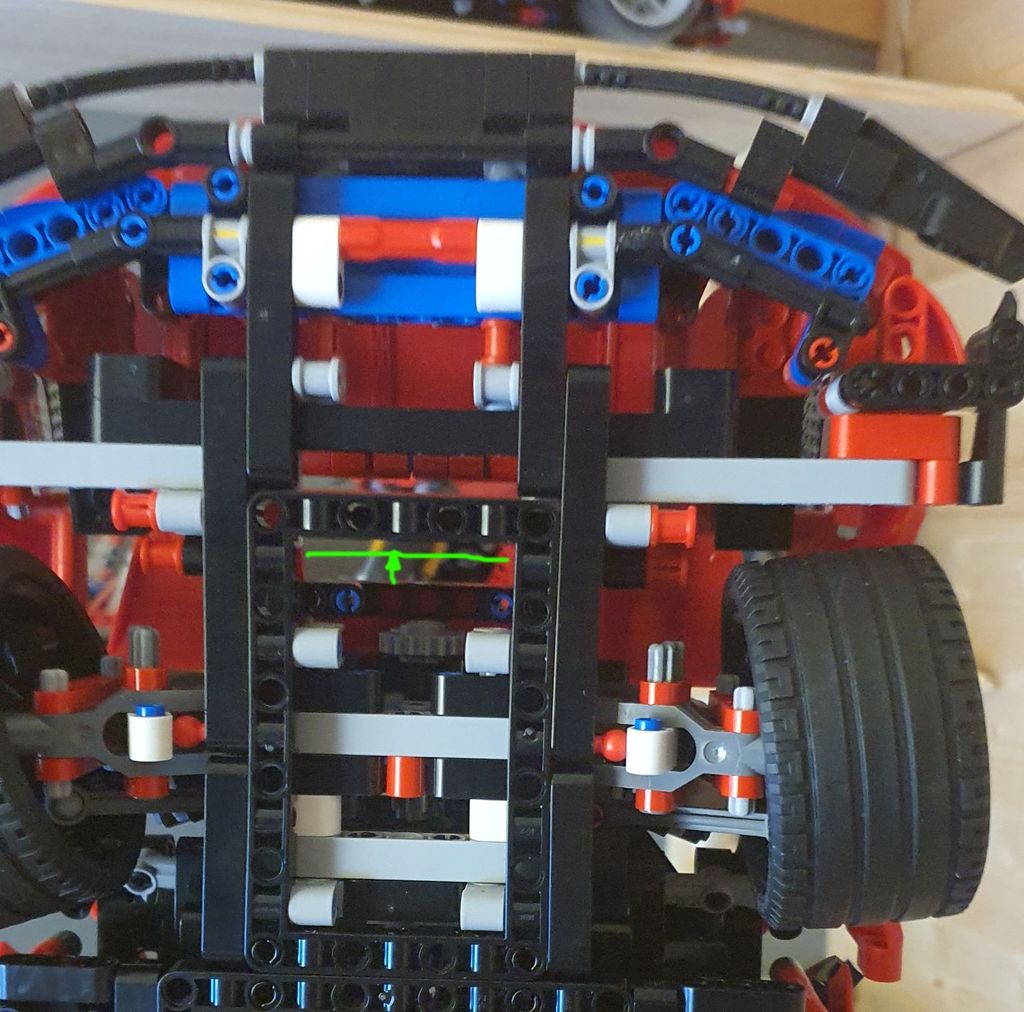 Lego 42125 Ferrari Seinäteline