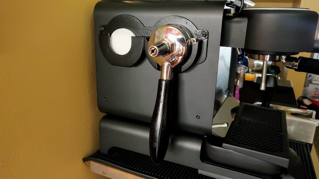 Portafilter- ja kiekko-paperinpidike Decent Espresso DE1:lle
