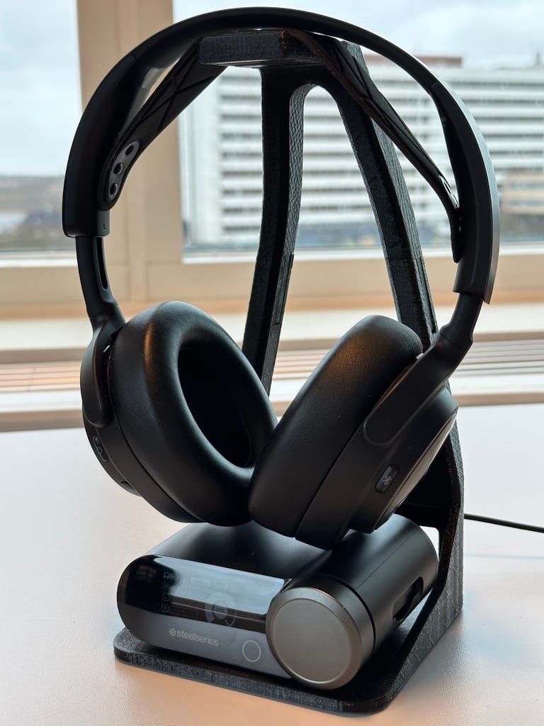 Kuuloketeline SteelSeries Arctis Pro Wireless (+Nova) -kuulokkeille (2 osaa)