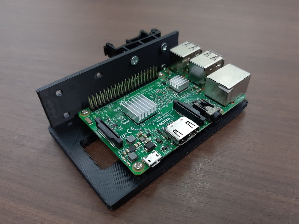 Raspberry Pi DIN-rautapalkkisovite