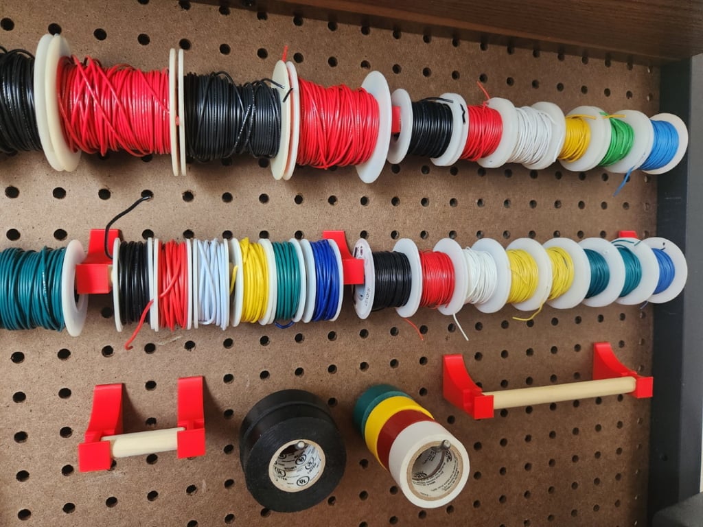 Modulaariset langarullapidikkeet pegboardille