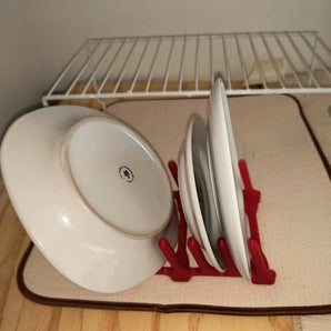 Kompakti astiankuivausteline keittiöön