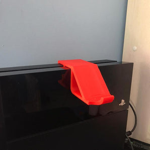 DualShock 4 -ohjaimen pidike ja pystysuora jalusta PlayStation 4 (PS4) Fat -konsolille