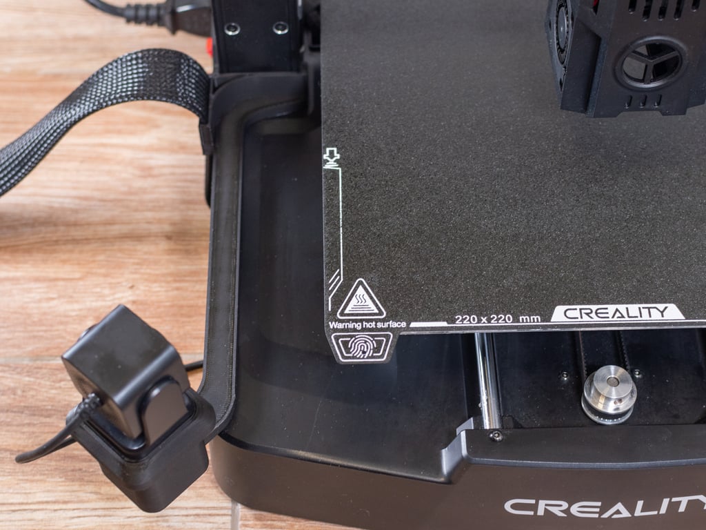 Vasen kiinnitysteline Nebula-kameralle kaapelinhallinnalla Ender 3 V3 KE:lle