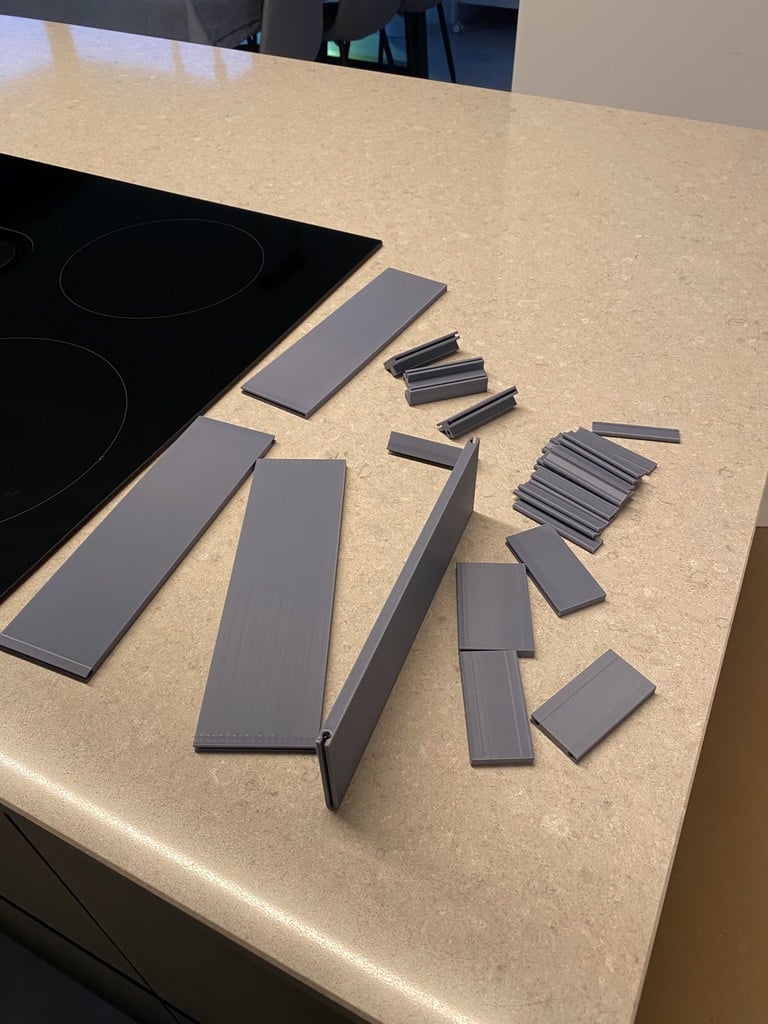 Modulaarinen laatikon järjestäjä