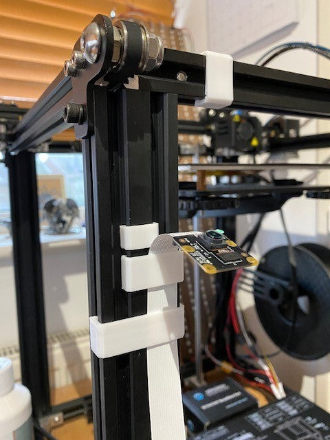 Ender Frame Clips - kaapeliklipsit kaapeleiden siistimiseen (Ender3 - 5, Creality)