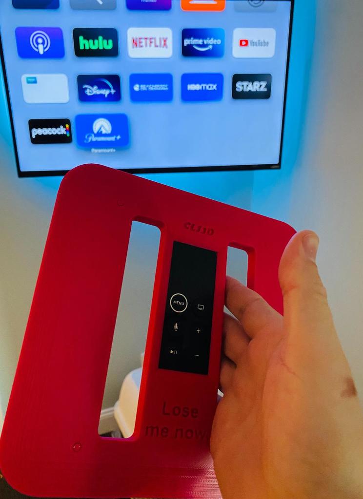 Apple TV:n kaukosäätimen häviämisen kestävä kotelo