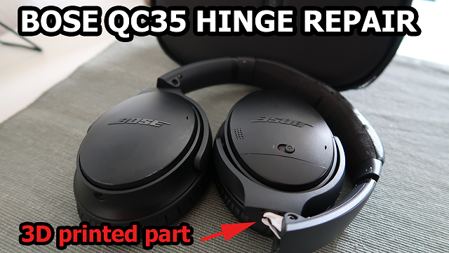 Korvaava sarana Bose QuietComfort 35 -kuulokkeille (QC35 I & II)