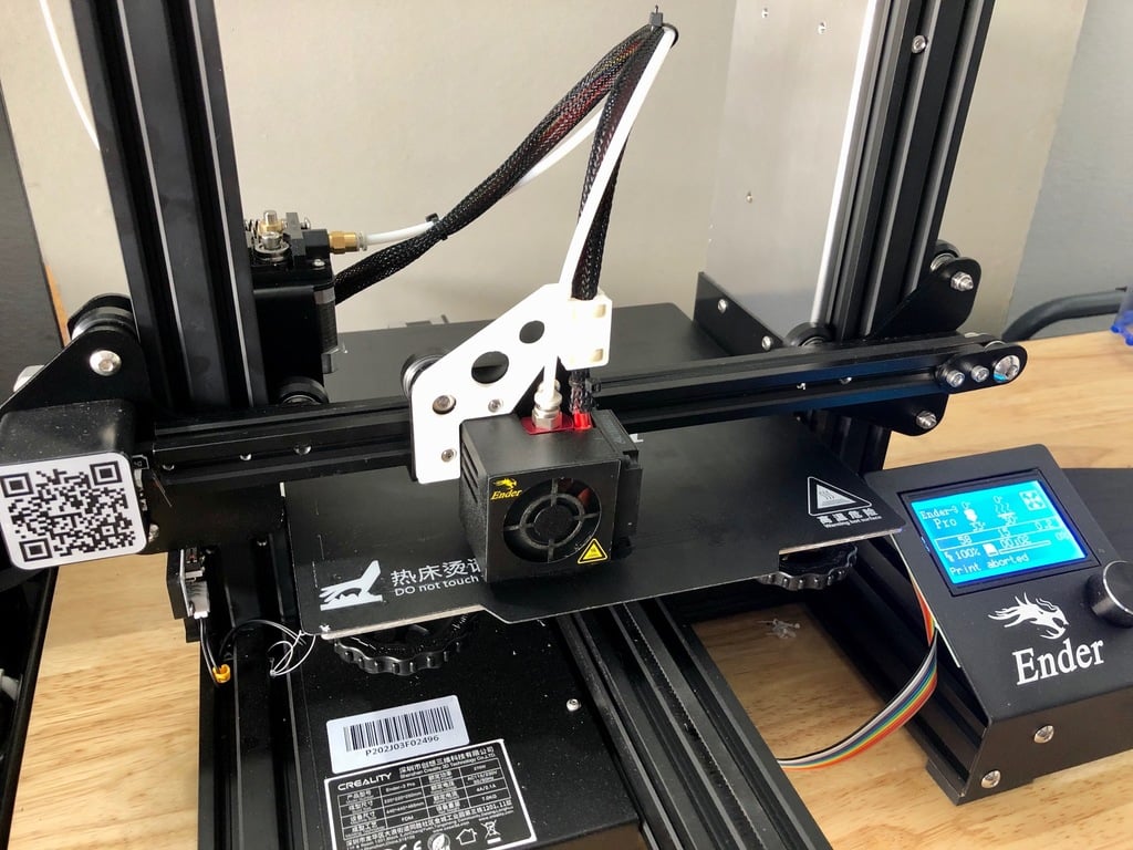 Ender 3 Pro -kaapeliteline Hotend-johdotukseen