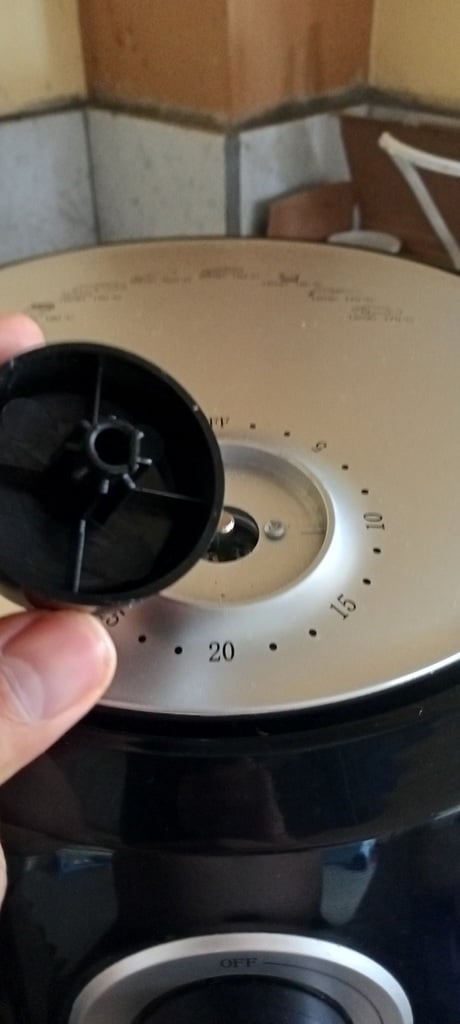 Airfryer-korvausnappi
