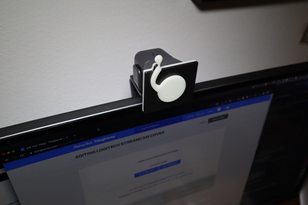Käännettävä suojus Logitech StreamCam -verkkokameralle