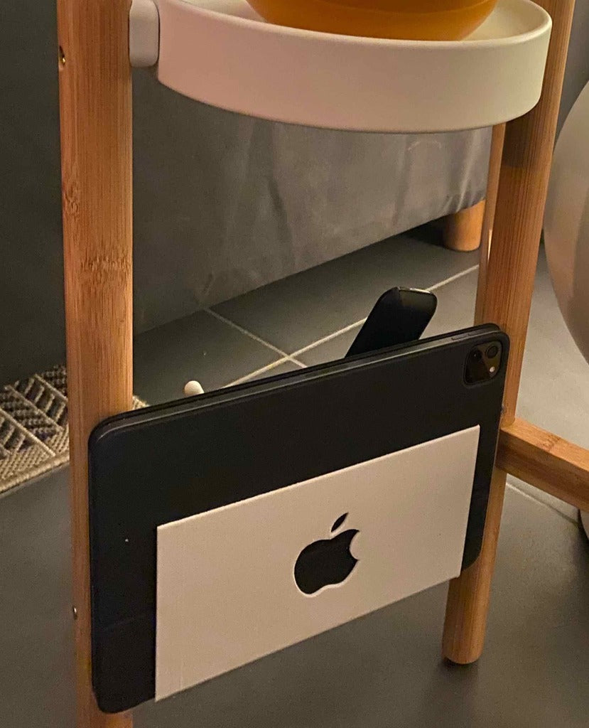 iPad- ja kaukosäätimen pidike Satsumas Ikea -tuotteelle