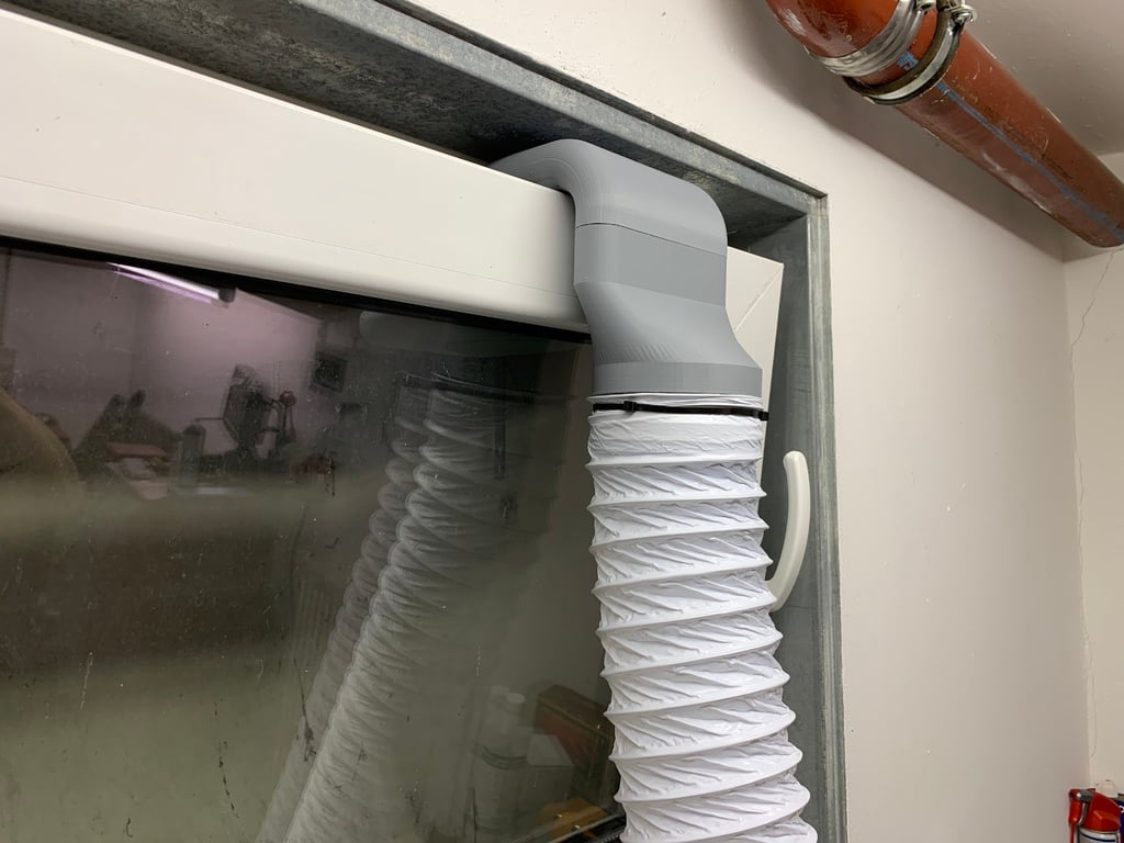 K40:n kippileikkurin poistoilma-adapteri 100 mm:n letkuille