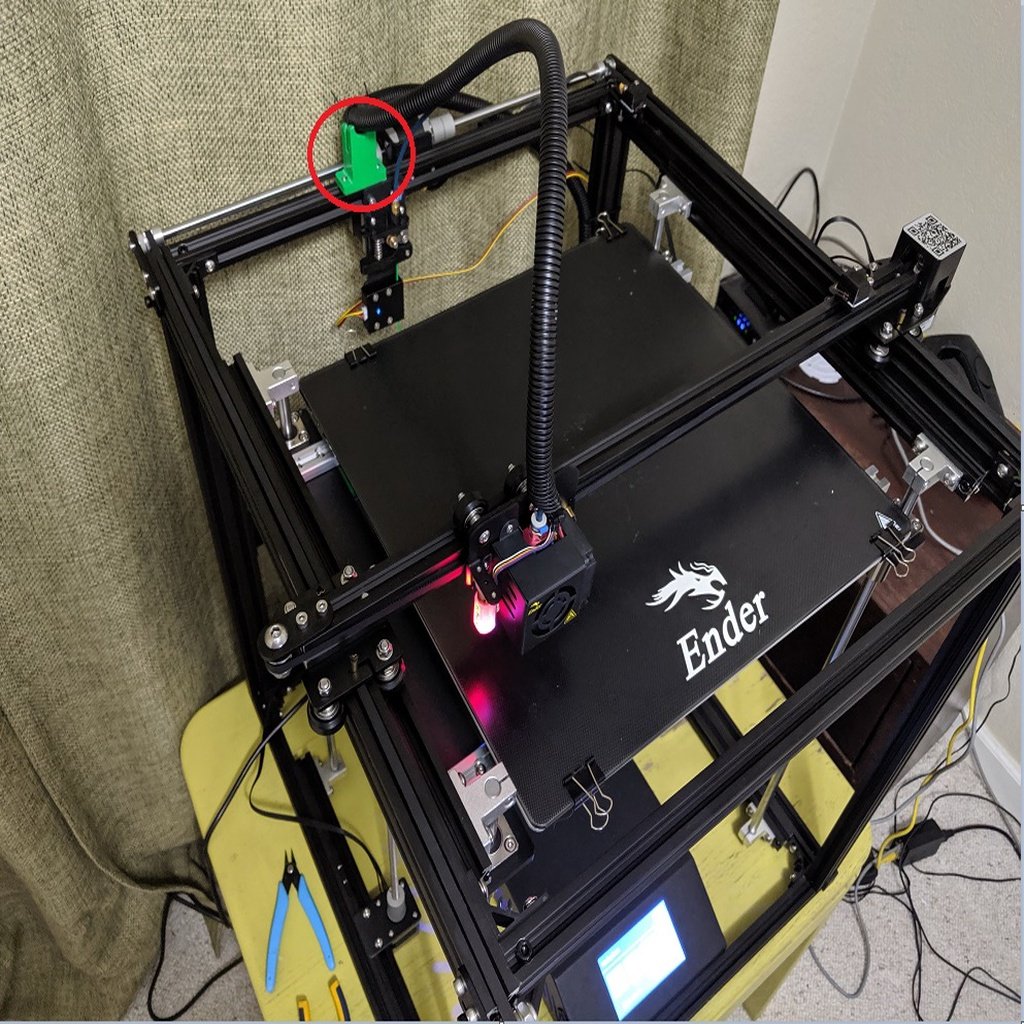 Ender 5 Plus Hot End -kaapeliohjain