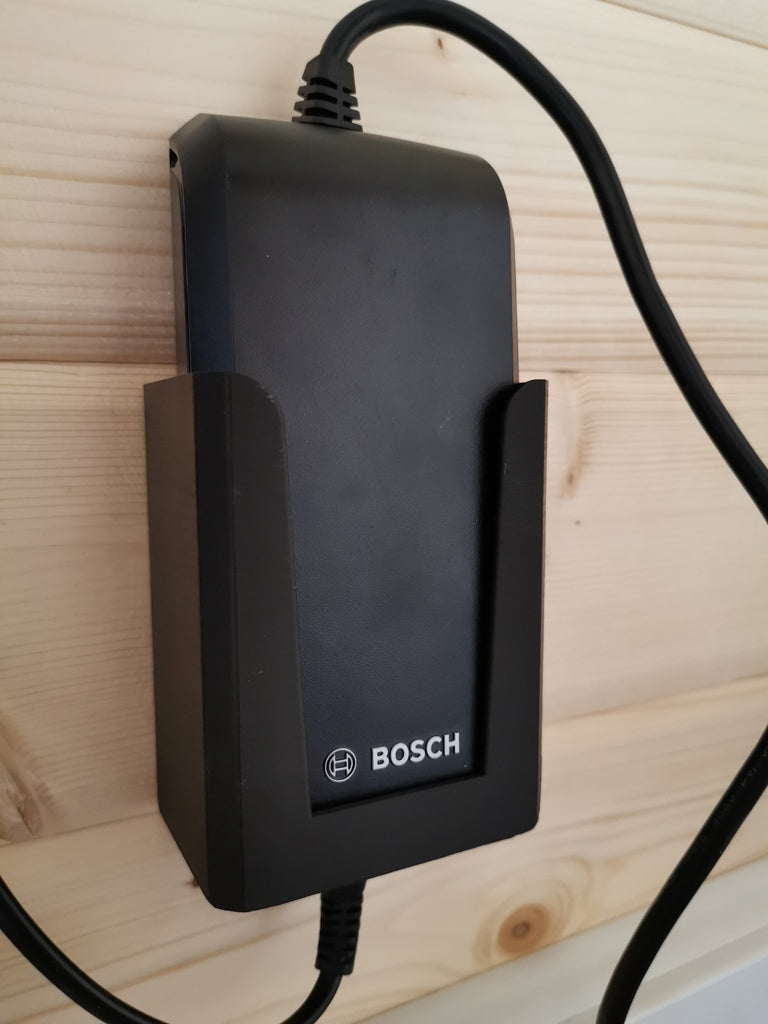 Bosch E-Bike -laturin seinäkiinnitys