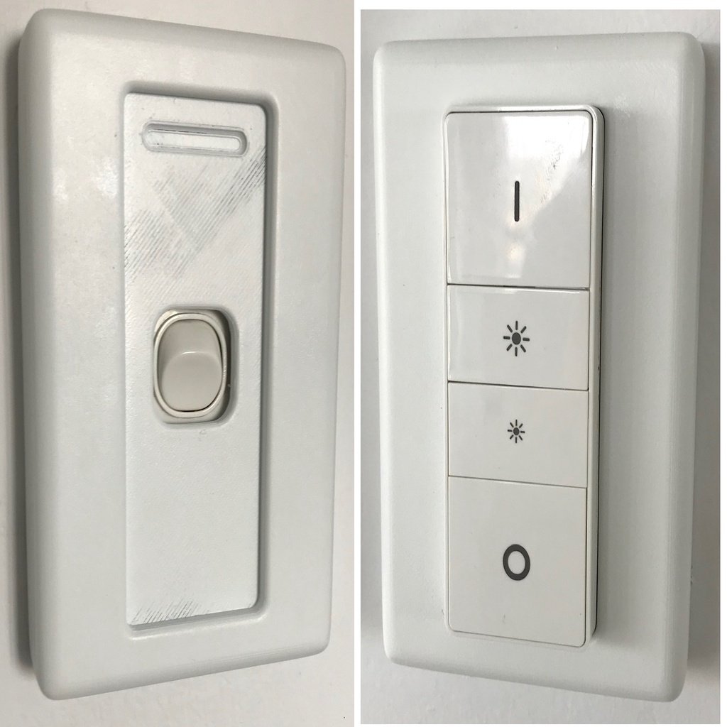 Clipsal 2000 -kansi Philips Hue -valonsäätimelle