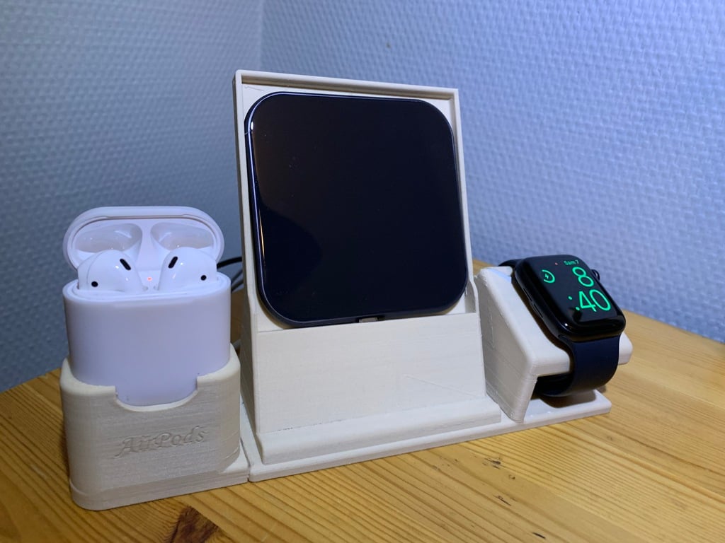 All-in-One Apple Watchin, iPhonen ja AirPodsin latausteline