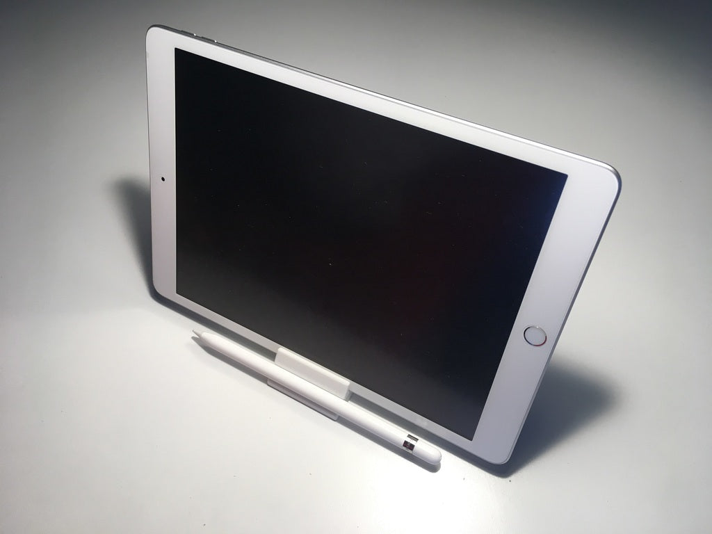 2-suuntainen iPad-teline, jossa on Apple Pencil -pidike