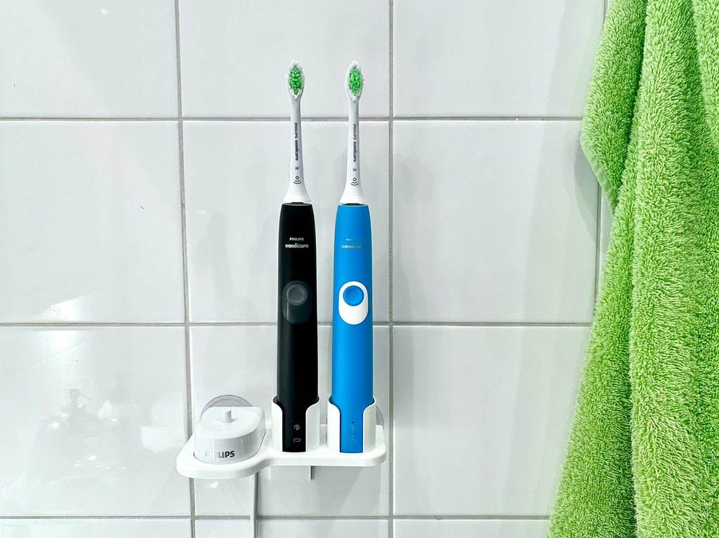 Philips Sonicare -hammasharjan pidike 2 hammasharjalle ja laturille
