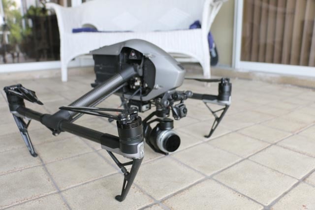 DJI FPV-kameran ja Air Unit -kiinnike Inspire 2:lle