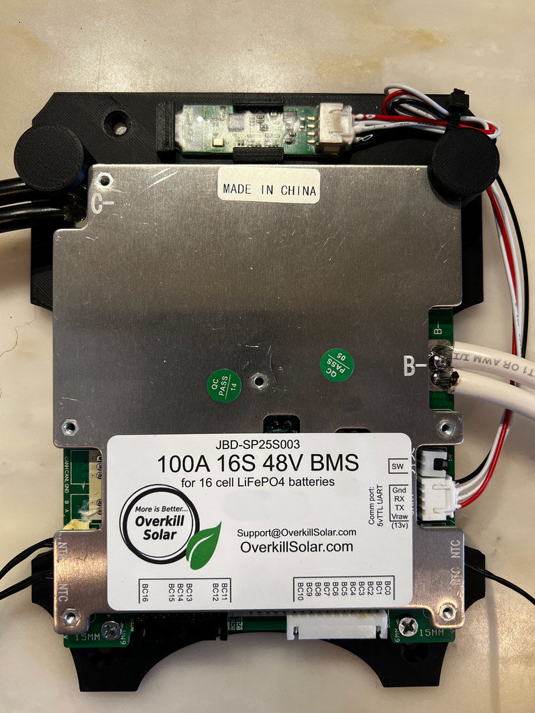 Overkill Solar / JBD 48v 16s LifePo4 BMS Asennuskappaleet