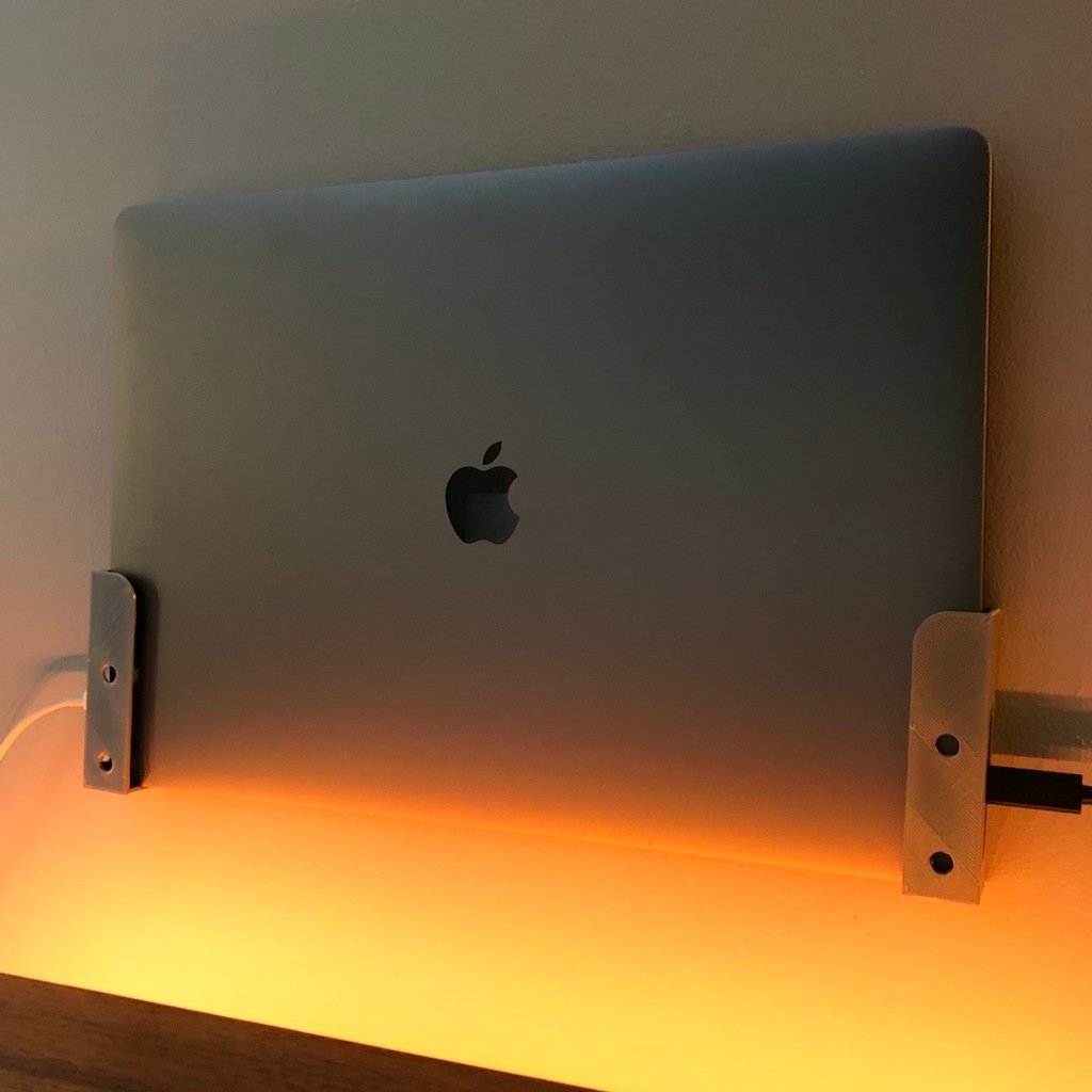 seinäteline kannettavalle tietokoneelle, macbookille