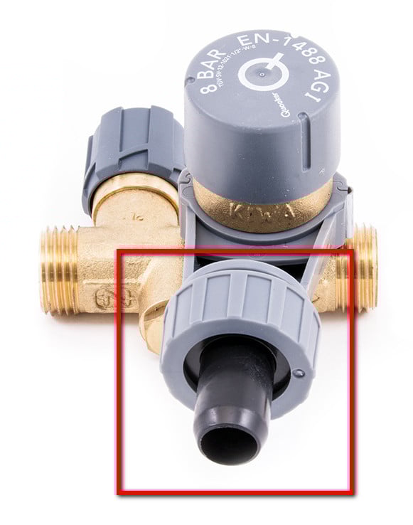Quooker tulokombinaatioventtiilin suppilo