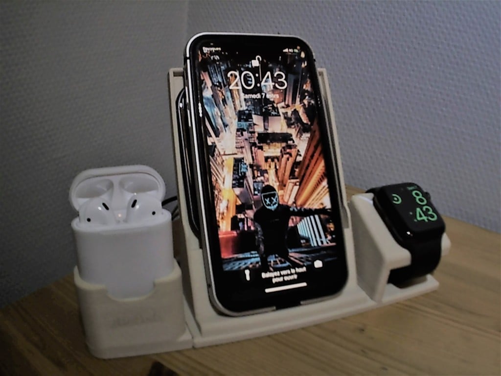 All-in-One Apple Watchin, iPhonen ja AirPodsin latausteline