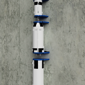 Seinäkiinnitys Lego Saturn V:lle (6 osaa)