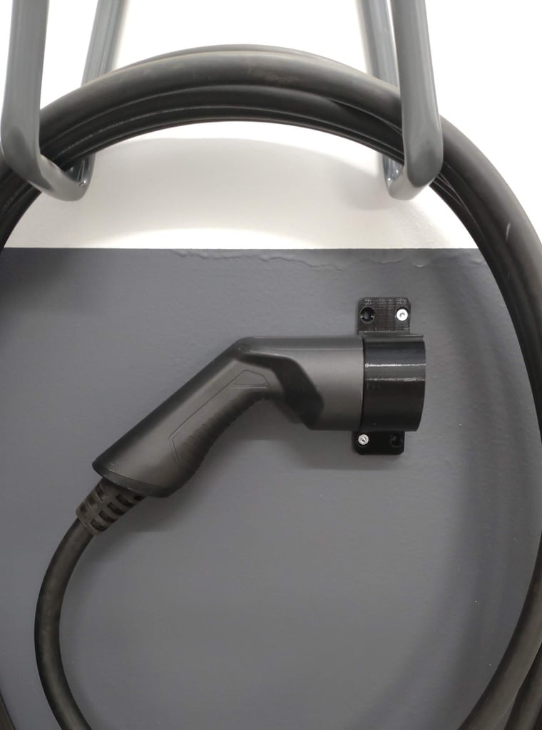 Type 2 EV-latauskaapelin pidike