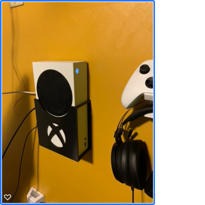 Xbox Series S -seinäkiinnitys