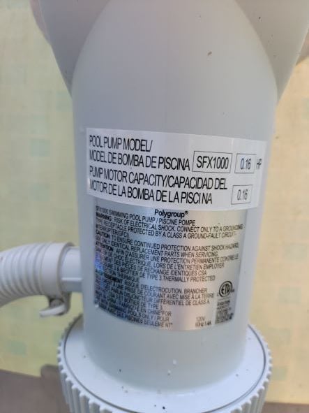 Vaihtoimelleri Intex SFX1000 -uima-allaspumppuun