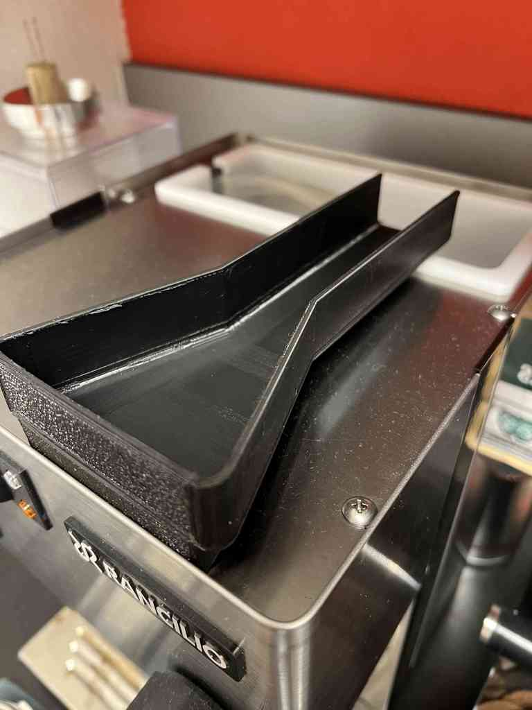 Laajennettu Espresso Chute Rancilio Silvialle – Optimoitu virtaus (190x38mm)