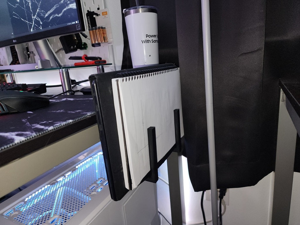 Samsung Galaxy Book 12 & Notebook -pidike SHW Home Office L-muotoiseen kulmatyöpöydälle