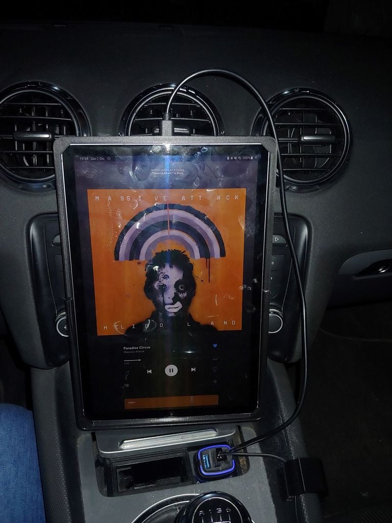 Tabletin pidike Audi TT Mk2:lle (8J) - Yhteensopiva Samsung Galaxy S6:n kanssa