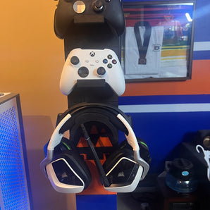 Xbox-ohjaimen ja kuulokkeiden seinäkiinnitys Modulaarinen ratkaisu