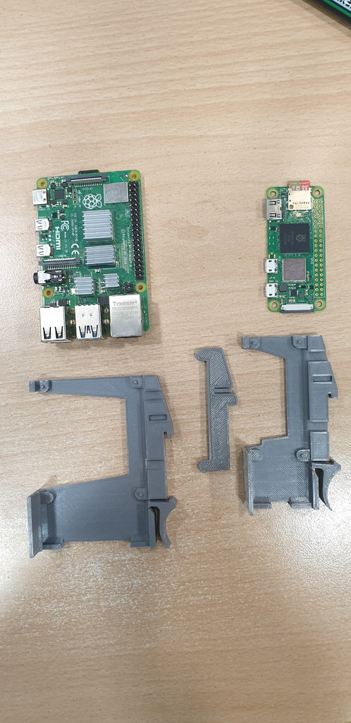 DIN-kiskoasennus Raspberry Pi Zero/Zero 2:lle