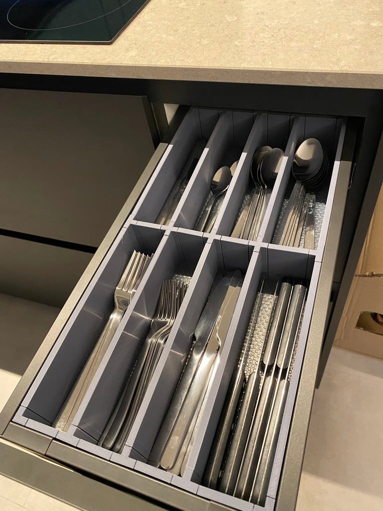 Modulaarinen laatikon järjestäjä
