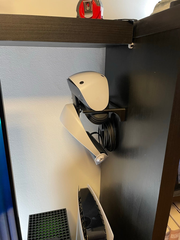 PSVR2 HMD -teline kaapelin pidikkeellä
