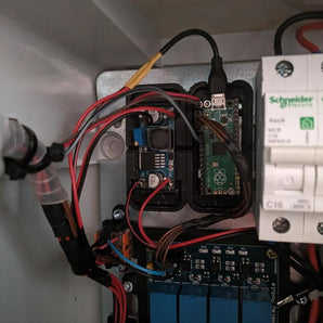 Raspberry Pi Pico DIN-kiskoon asennettava sovitin