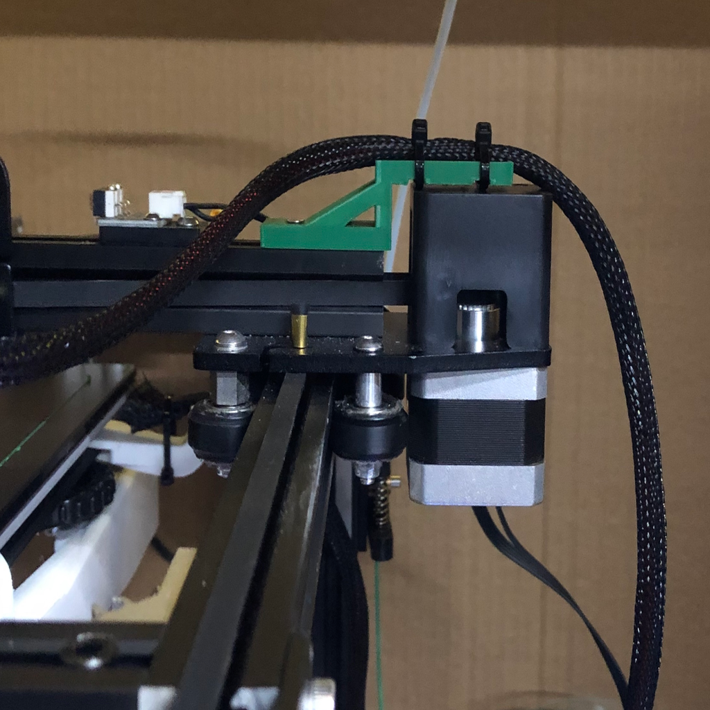 Ender 5 Hotend -kaapeliohjain ja filamenttipidike