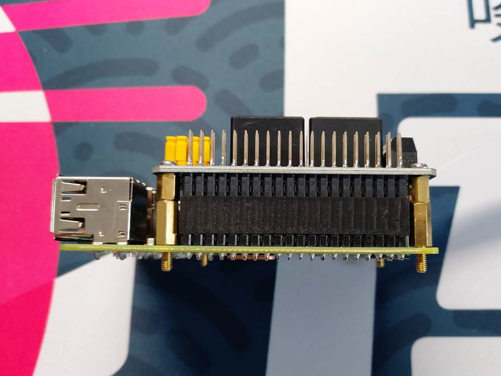 Raspberry Pi DIN-kiinnitys M2.5 kuusiokoloetäisille